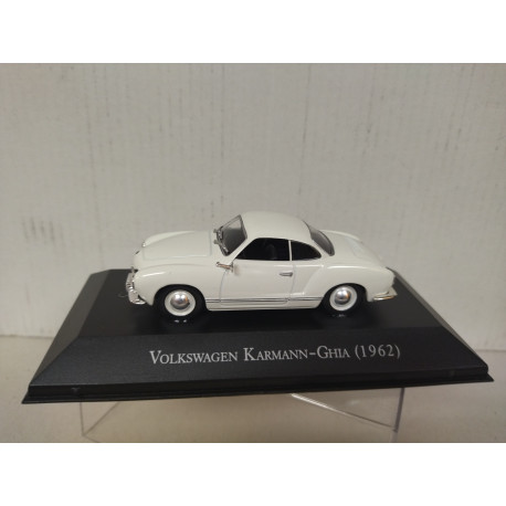 VOLKSWAGEN KARMAN-GHIA 1962 WHITE INESQUECIVEIS BRASIL 1:43 DeAGOSTINI IXO