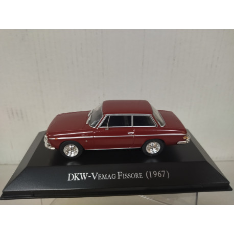 DKW VEMAG FISSORE 1967 DARK RED INESQUECIVEIS BRASIL 1:43 DeAGOSTINI IXO