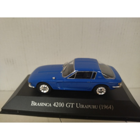 BRASINCA 4200 GT UIRAPURU 1964 INESQUECIVEIS BRASIL 1:43 DeAGOSTINI IXO