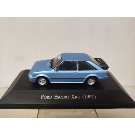 FORD ESCORT 1991 MK4 XR3 BLUE INESQUECIVEIS BRASIL 1:43 DeAGOSTINI IXO