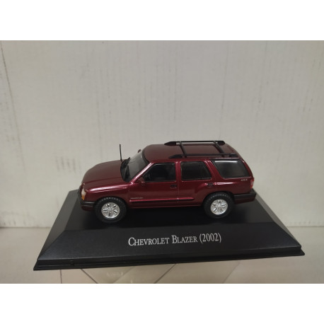 CHEVROLET BLAZER 2000 DARK RED INESQUECIVEIS BRASIL 1:43 DeAGOSTINI IXO