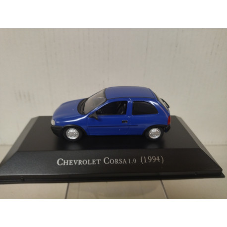 CHEVROLET CORSA 1994 1.0 BLUE (CORSA B) INESQUECIVEIS BRASIL 1:43 DeAGOSTINI IXO