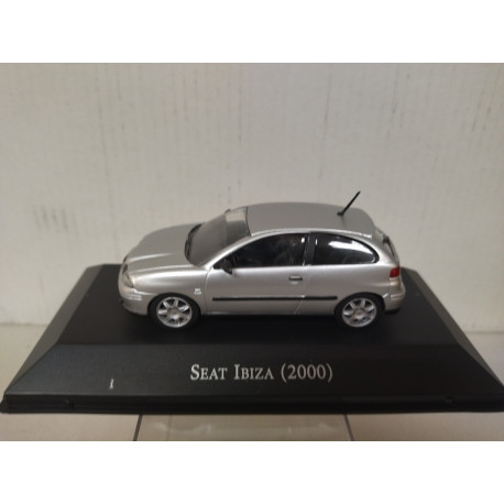 SEAT IBIZA 2000 SILVER INESQUECIVEIS BRASIL 1:43 DeAGOSTINI IXO