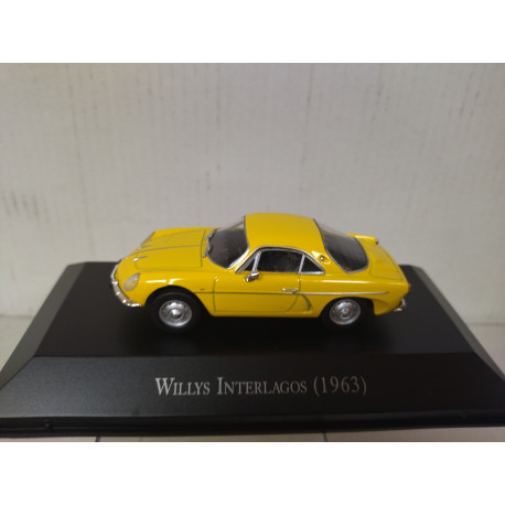 WILLYS INTERLAGOS 1963 (ALPINE A110) INESQUECIVEIS BRASIL 1:43 DeAGOSTINI IXO