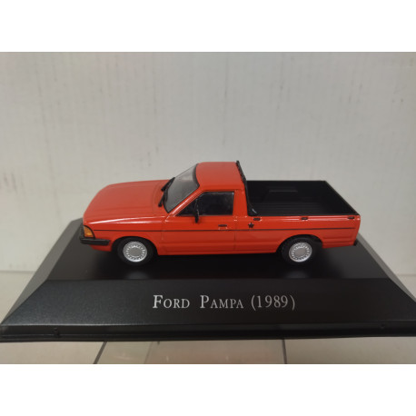 FORD PAMPA 1989 PICKUP RED INESQUECIVEIS BRASIL 1:43 DeAGOSTINI IXO