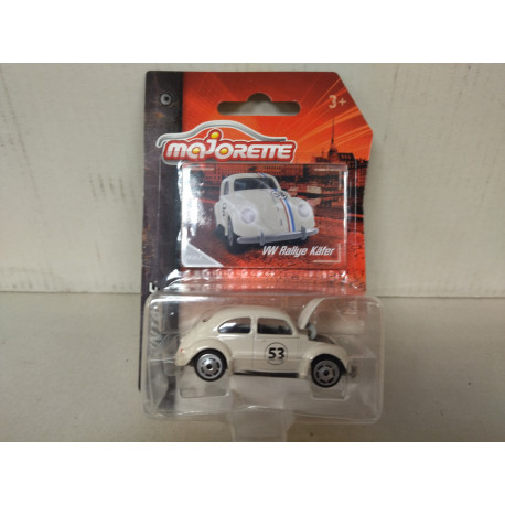 VOLKSWAGEN BEETLE KAFER RALLYE n53 HERBIE VINTAGE 1:64 MAJORETTE