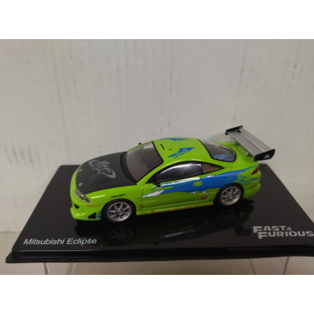 MITSUBISHI ECLIPSE GREEN FAST & FURIOUS 1:43 ALTAYA IXO