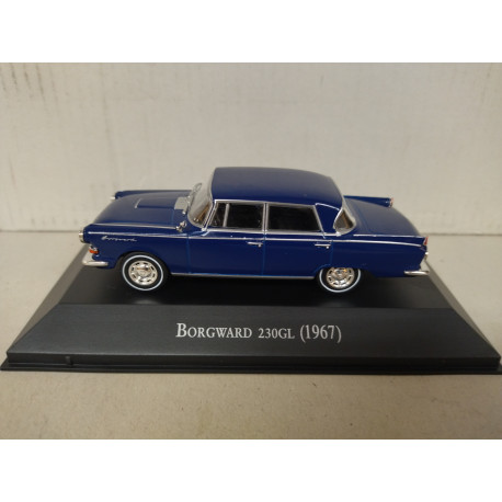 BORGWARD 230 1967 GL BLUE MEMORABLES MEXICO 1:43 DeAGOSTINI IXO
