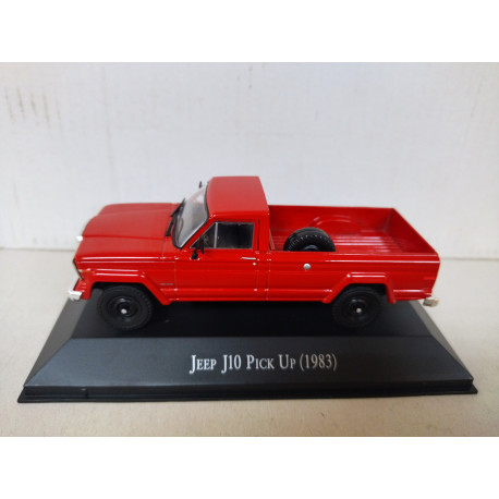 JEEP J10 1983 PICKUP RED MEMORABLES MEXICO 1:43 DeAGOSTINI IXO