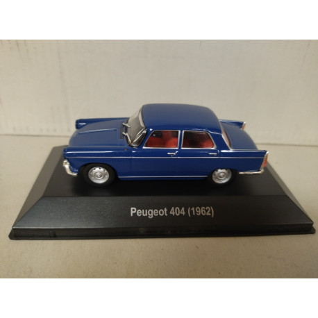 PEUGEOT 404 1962 BLUE MEMORABLES MEXICO 1:43 DeAGOSTINI IXO