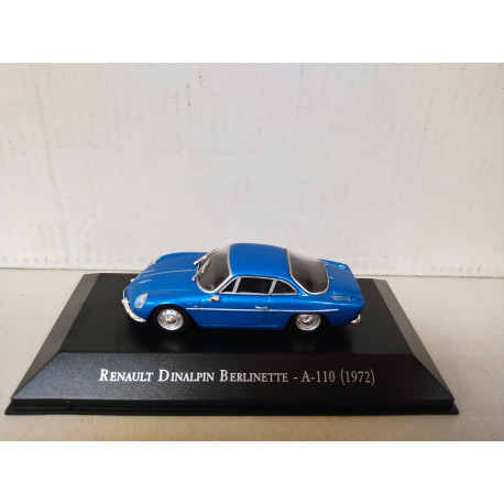 RENAULT DINALPIN ALPINE A110 1972 MEMORABLES MEXICO 1:43 DeAGOSTINI IXO