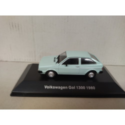 VOLKSWAGEN GOL 1980 1300 LIGHT BLUE VW BRASIL 1:43 DeAGOSTINI IXO