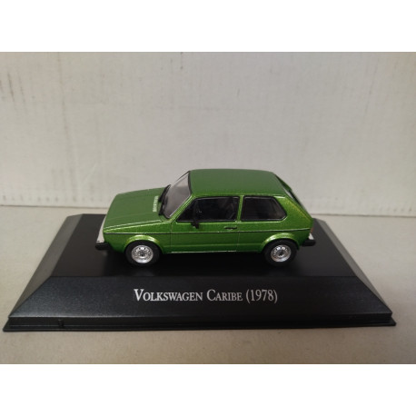 VOLKSWAGEN CARIBE 1978 GREEN (GOLF 1) MEMORABLES MEXICO 1:43 DeAGOSTINI IXO