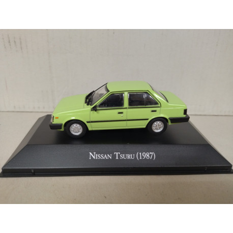 NISSAN TSURU 1987 GREEN (SUNNY B13) MEMORABLES MEXICO 1:43 DeAGOSTINI IXO