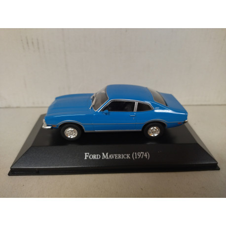 FORD MAVERICK 1974 BLUE MEMORABLES MEXICO 1:43 SALVAT IXO