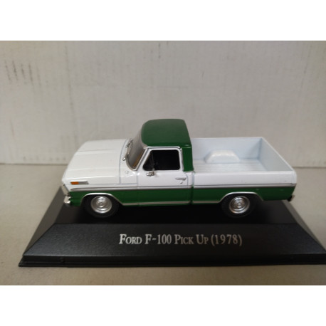 FORD F-100 1978 PICKUP GREEN/WHITE MEMORABLES MEXICO 1:43 DeAGOSTINI IXO