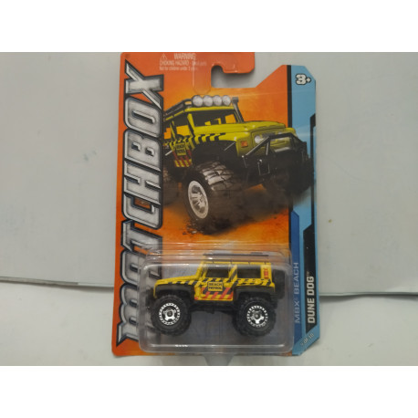 DUNE DOG BEACH PATROL 1:64 MATCHBOX USA CARD