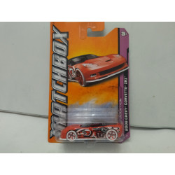 CHEVROLET CORVETTE C6 2008 ZR1 1:64 MATCHBOX USA CARD