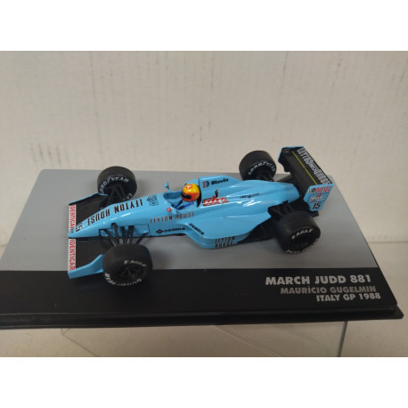 MARCH 881 JUDD 1988 GP ITALY FORMULA F1 MAURICIO GUGELMIN 1:43 SALVAT IXO