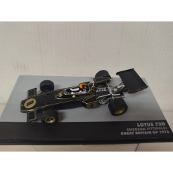 LOTUS 72D 1972 GP GREAT BRITAIN FORMULA F1 EMERSON FITTIPALDI 1:43 SALVAT IXO