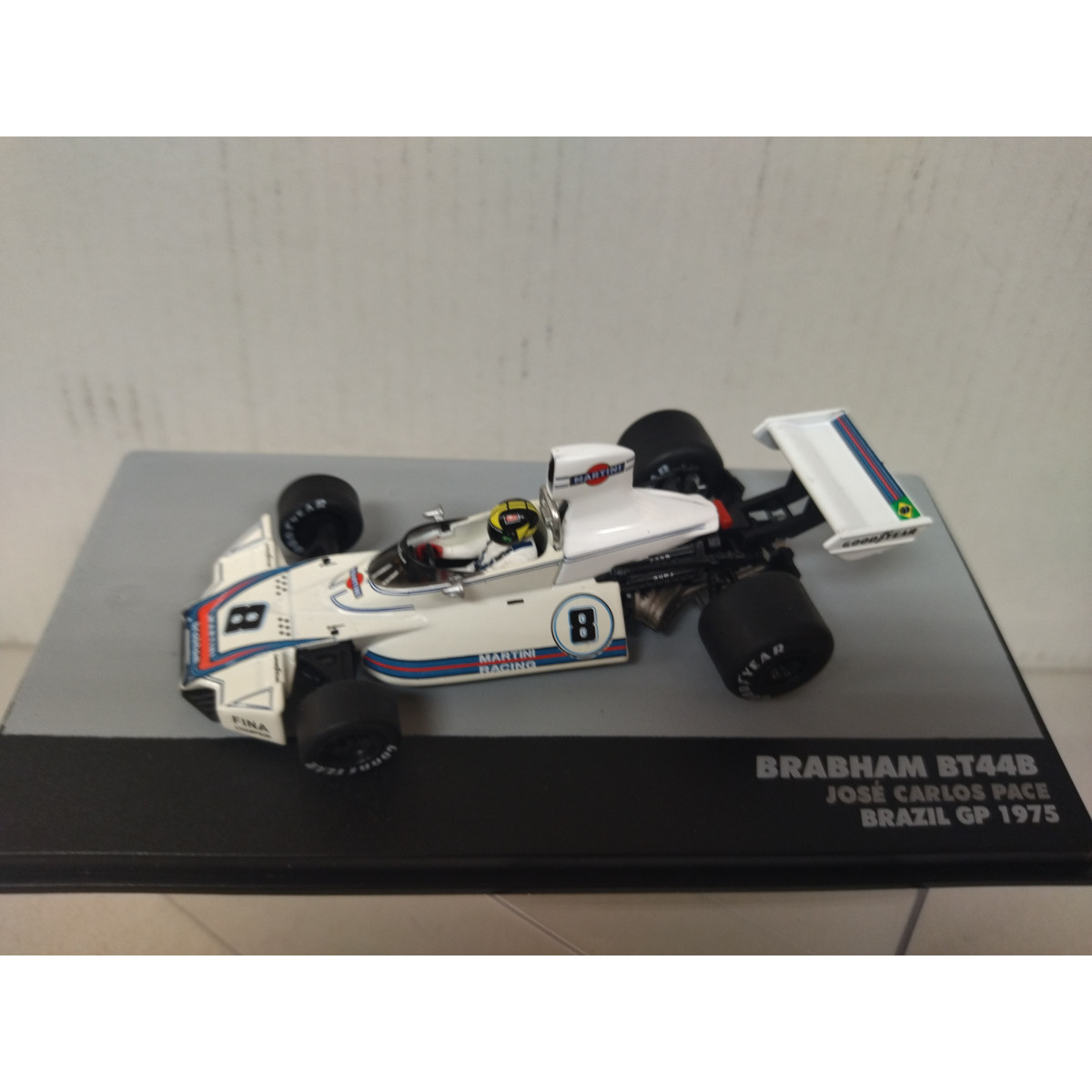 BRABHAM BT44B 1975 GP BRAZIL FORMULA F1 JOSE CARLOS PACE 1:43 SALVAT IXO -  BCN STOCK CARS