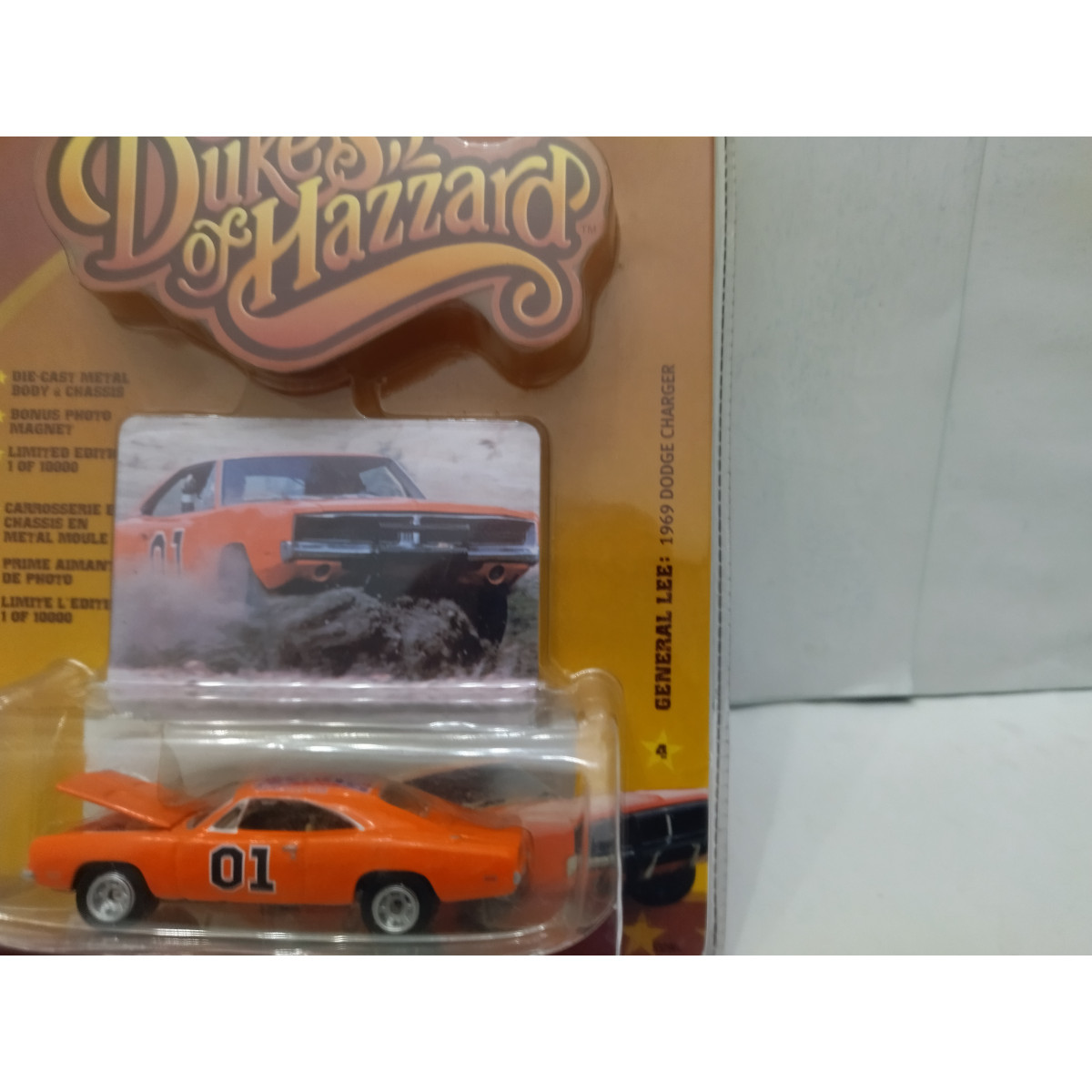 DODGE CHARGER 1969 GENERAL LEE THE DUKES OF HAZZARD 1:64 JOHNNY