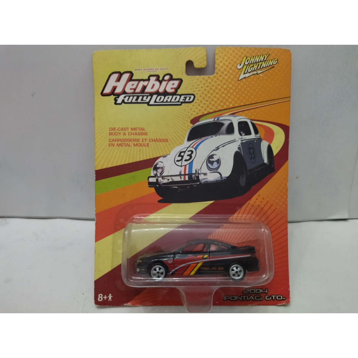 PONTIAC GTO 2004 HERBIE FULLY LOADED 164 JOHNNY LIGHTNING BCN STOCK CARS