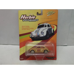 VOLKSWAGEN BEETLE DEMOLITION HERBIE FULLY LOADED 1:64 JOHNNY LIGHTNING