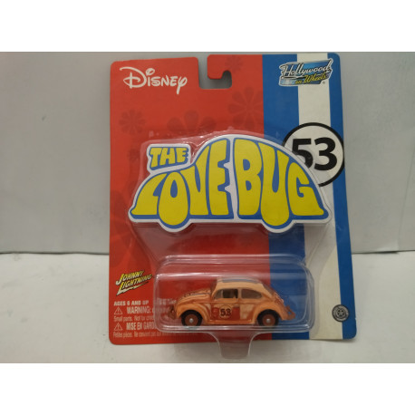VOLKSWAGEN BEETLE THE LOVE BUG HERBIE n53 1:64 JOHNNY LIGHTNING