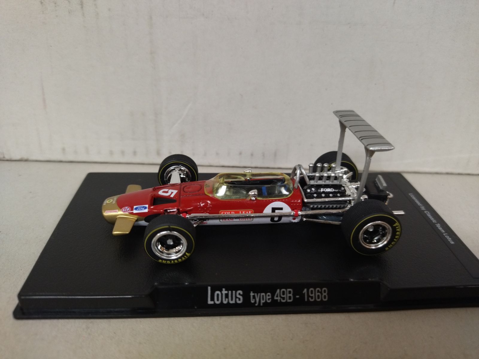 LOTUS 49B 1968 FORMULA F1 WIN GRAHAM HILL 1:43 RBA IXO - BCN STOCK