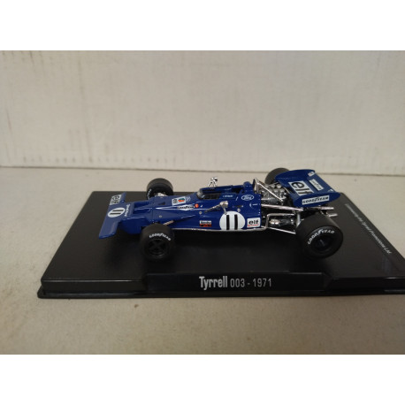 TYRRELL 003 1971 FORMULA F1 WIN JACKIE STEWART 1:43 RBA IXO