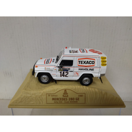 MERCEDES-BENZ W460 280 GE 1983 WIN RALLY DAKAR ICKX-BRASSEUR 1:43 NOREV HACHETTE