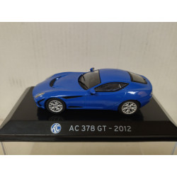 AC 378 GT 2012 ZAGATO BLUE SUPERCARS 1:43 SALVAT IXO