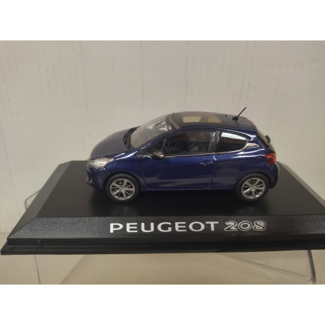 PEUGEOT 208 BLUE VIRTUEL 3 PORTES 1:43 NOREV 472800