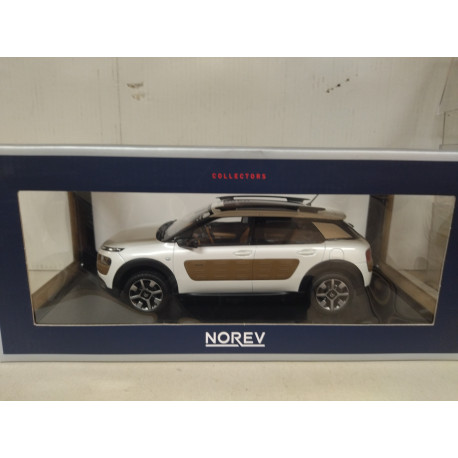 CITROEN C4 CACTUS 2014 PEARL WHITE & CHOCLATE AIRBUMP 1:18 NOREV 181651