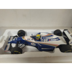 WILLIAMS RENAULT FW16 2016 FORMULA F1 AYRTON SENNA 1:18 MINICHAMPS CAJA USADA