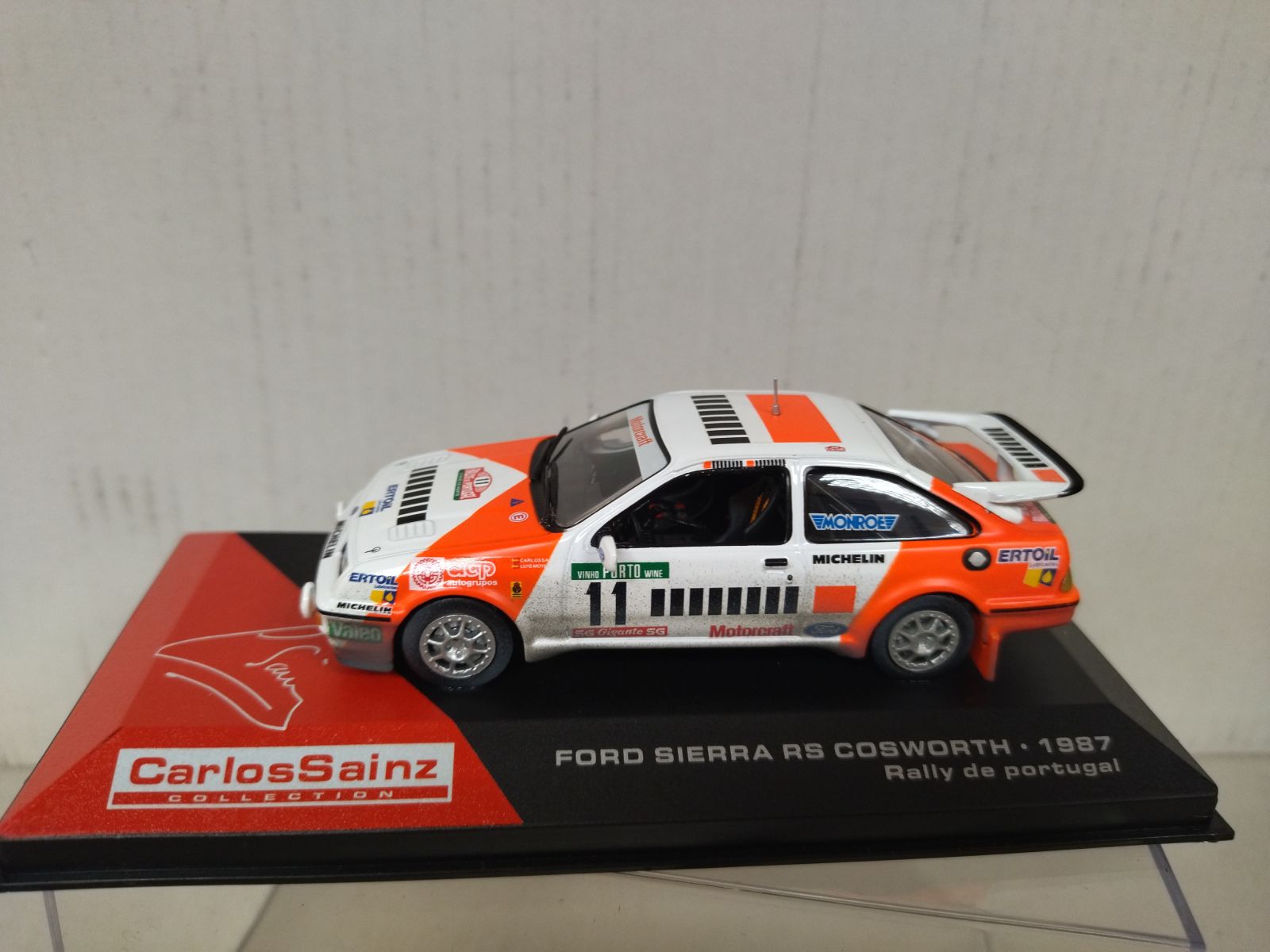 Miniature Altaya 1/18 - Ford Sierra Cosworth 1987 N°67 - Carlos Sainz - Rallye, Neuve
