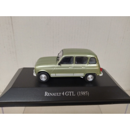 RENAULT 4 GTL 1985 LIGHT GREEN ARGENTINA 1:43 SALVAT IXO HARD BOX