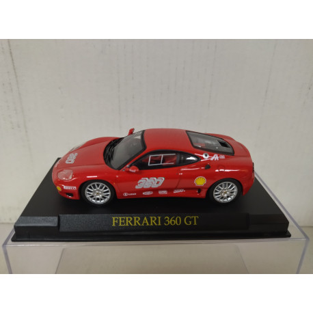 FERRARI 360 GT n360 RED 1:43 SALVAT IXO HARD BOX