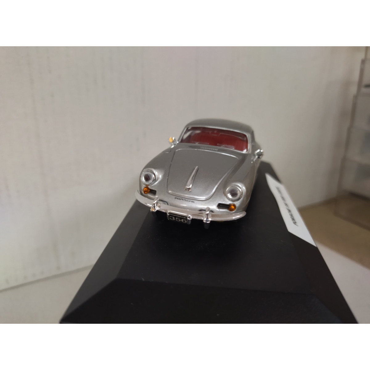 CE Voiture ancienne PORSCHE 356 cabriolet noir 1/43 Heco