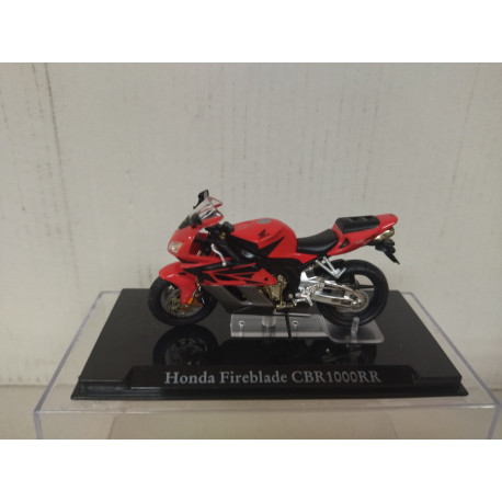 HONDA CBR 1000 RR FIREBLADE MOTO/BIKE 1:24 ATLAS IXO NO URNA/BOX