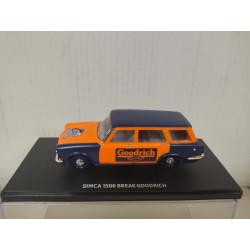 SIMCA 1500 BREAK GOODRICH COLOMBES UTILITAIRES 1:43 ATLAS ELIGOR