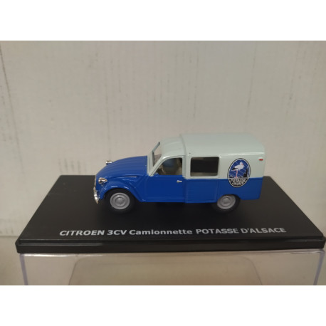 CITROEN 3CV CAMIONNETTE POTASSE D´ALSACE UTILITAIRES 1:43 ATLAS ELIGOR