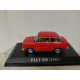 FIAT 850 BERLINA 1967 ROUGE PLAQUE PORTUGAL 1:43 ALTAYA IXO
