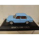 SIMCA 1000 1962 BLUE PLAQUE FRANCE 1:43 ALTAYA IXO