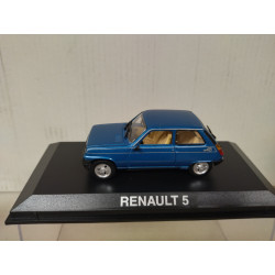 RENAULT 5 1977 ALPINE BLUE 1:43 NOREV 510512 BOX BLACK