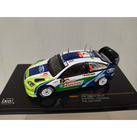 FORD FOCUS RS WRC 2008 RALLY JAPAN M.GRONHOLM 1:43 IXO RAM231