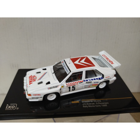 CITROEN BX 4TC 1986 RALLY MONTE CARLO J.C.ANDRUET 1:43 IXO RAC095
