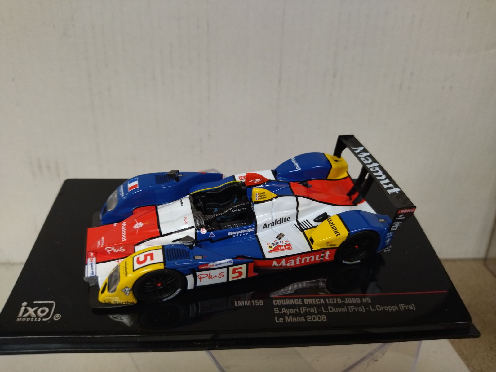 COURAGE ORECA LC70-JUDD 2008 24 H LE MANS AYARI-DUVAL-GROPPI 1:43