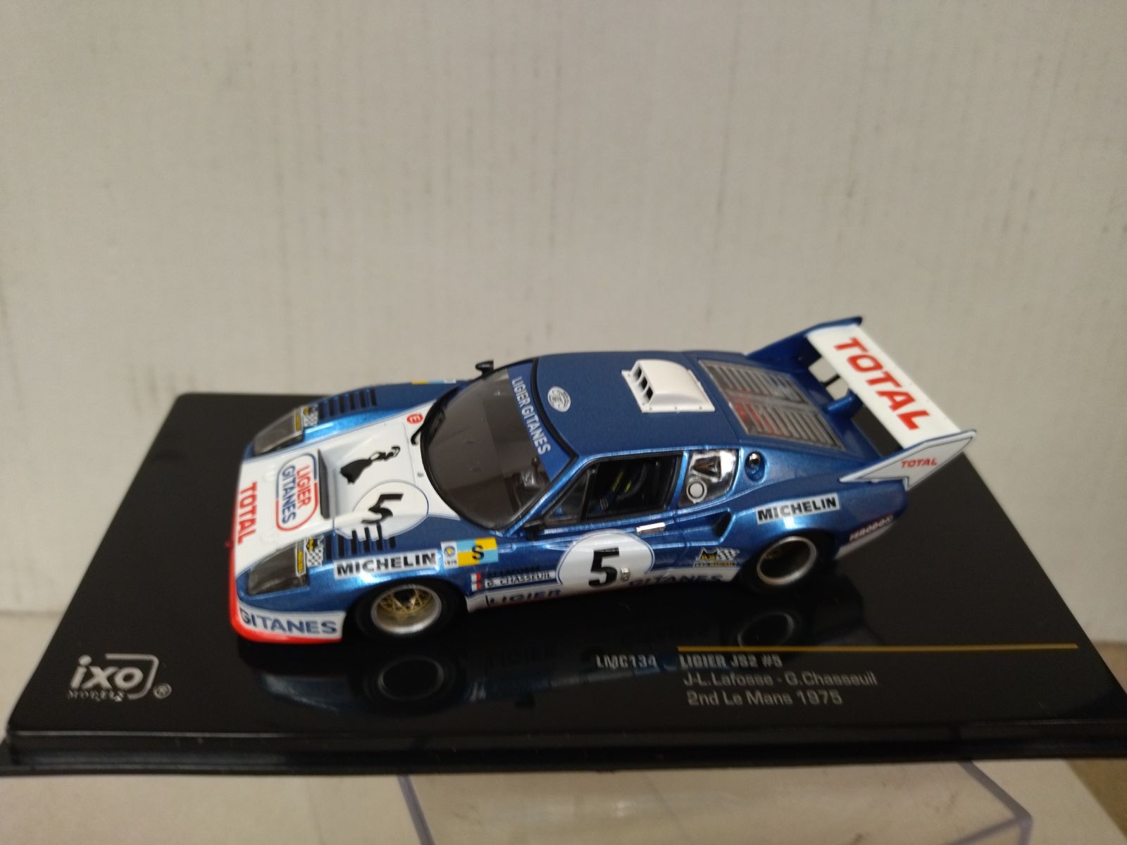 Ligier JS2 24h Le Mans 1975 Lafosse Chasseuil - 1:43 IXO